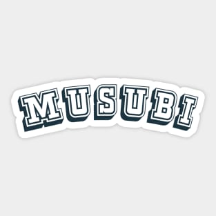 Musubi Hawaiian Food Sticker